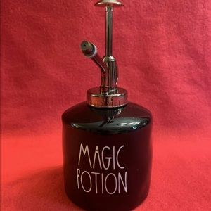BRAND NEW Rae Dunn 2021 Magic Potion Plant Water Mister Black Spooky Witchcore